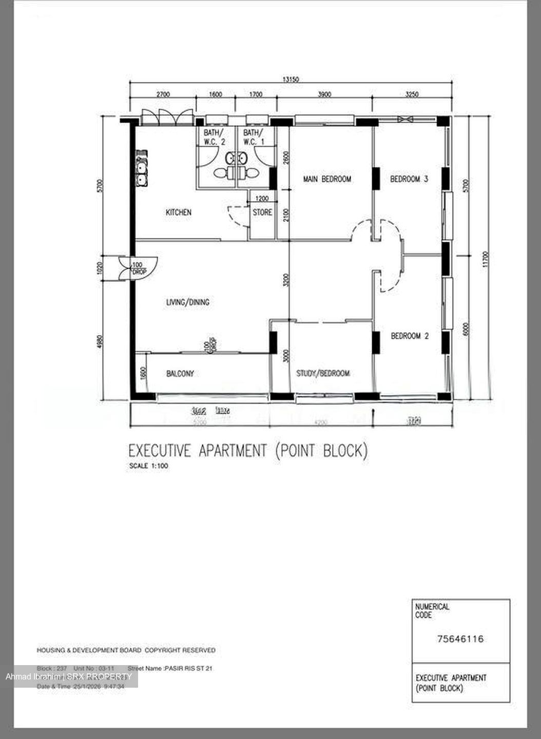 Blk 237 Pasir Ris Street 21 (Pasir Ris), HDB Executive #522076691